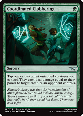 Magic: The Gathering - Coordinated Clobbering Foil - Duskmourn: House of Horror