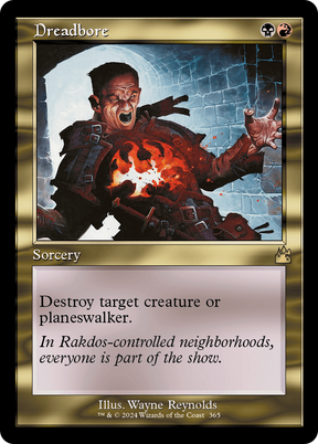 Magic: The Gathering - Dreadbore Foil - Ravnica Remastered