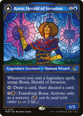 Magic: The Gathering - Rona, Herald of Invasion // Rona, Tolarian Obliterator - March of the Machine