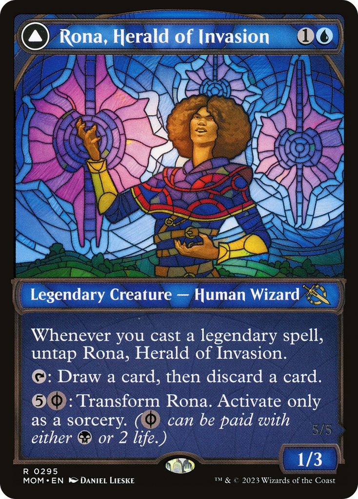 Magic: The Gathering - Rona, Herald of Invasion // Rona, Tolarian Obliterator Foil - March of the Machine