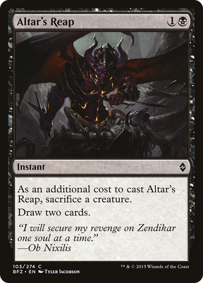 Magic: The Gathering - Altar's Reap Foil - Battle for Zendikar