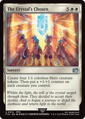 Magic: The Gathering - The Crystal's Chosen Foil - Final Fantasy