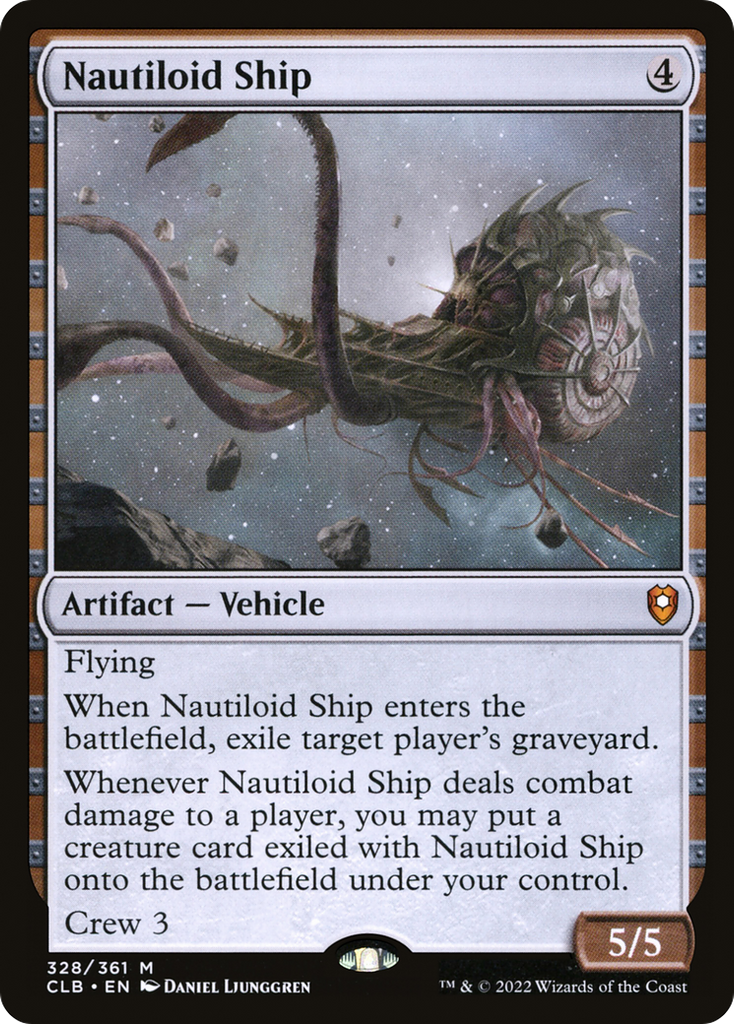 Magic: The Gathering - Nautiloid Ship Foil - Commander Legends: Battle for Baldur's Gate