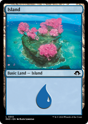 Magic: The Gathering - Island #313 Foil - Modern Horizons 3