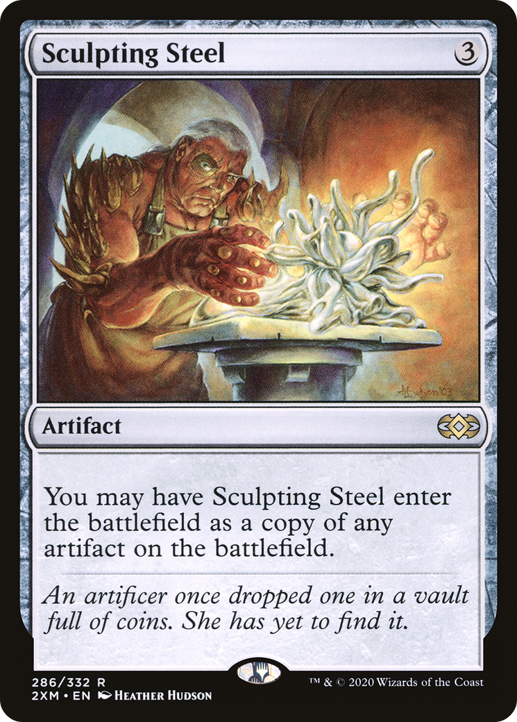 Magic: The Gathering - Sculpting Steel Foil - Double Masters