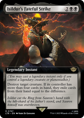 Magic: The Gathering - Isildur's Fateful Strike Foil - The Lord of the Rings: Tales of Middle-earth