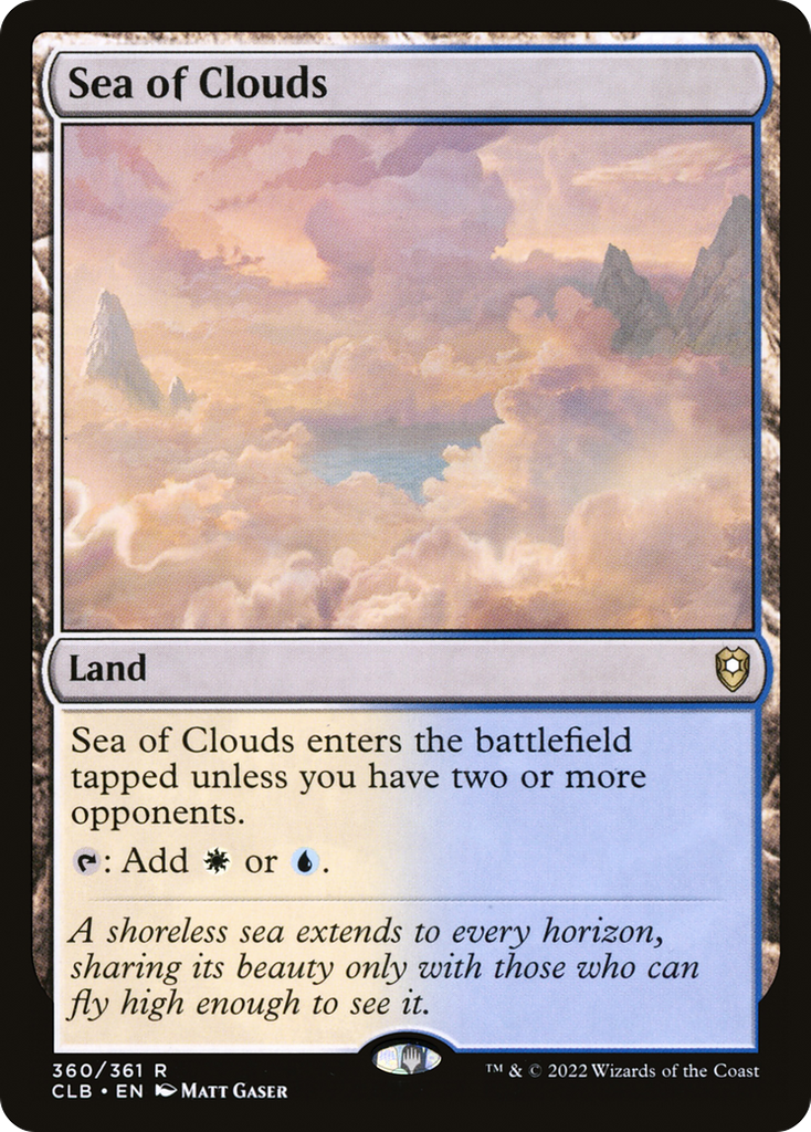 Magic: The Gathering - Sea of Clouds - Commander Legends: Battle for Baldur's Gate