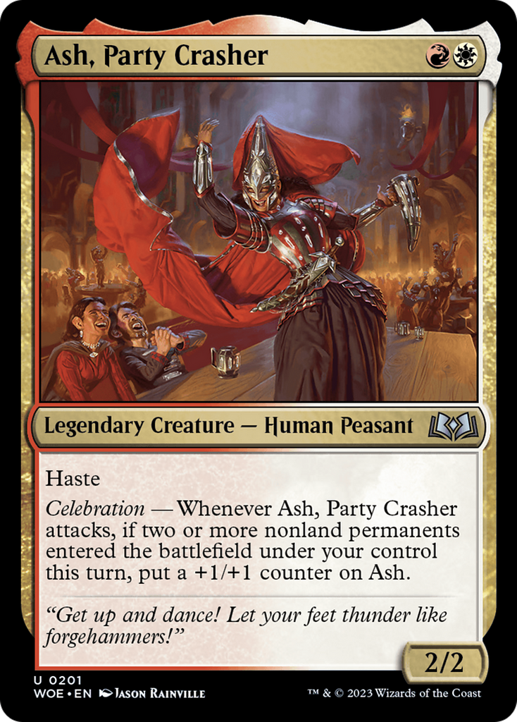 Magic: The Gathering - Ash, Party Crasher Foil - Wilds of Eldraine