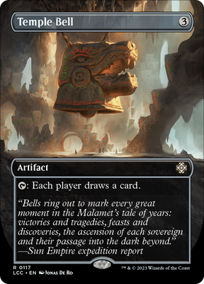 Magic: The Gathering - Temple Bell Foil - The Lost Caverns of Ixalan Commander
