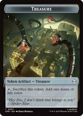 Magic: The Gathering - Treasure Token - Marvel's Spider-Man Tokens