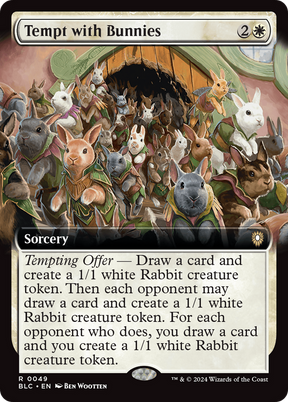 Magic: The Gathering - Tempt with Bunnies - Bloomburrow Commander