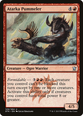 Magic: The Gathering - Atarka Pummeler Foil - Dragons of Tarkir