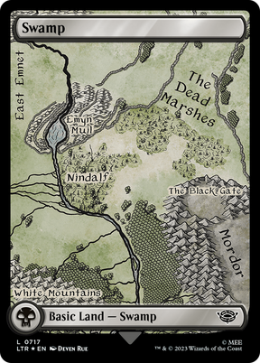 Magic: The Gathering - Swamp #717 Foil - The Lord of the Rings: Tales of Middle-earth