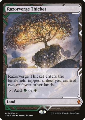 Magic: The Gathering - Razorverge Thicket Foil - Zendikar Rising Expeditions
