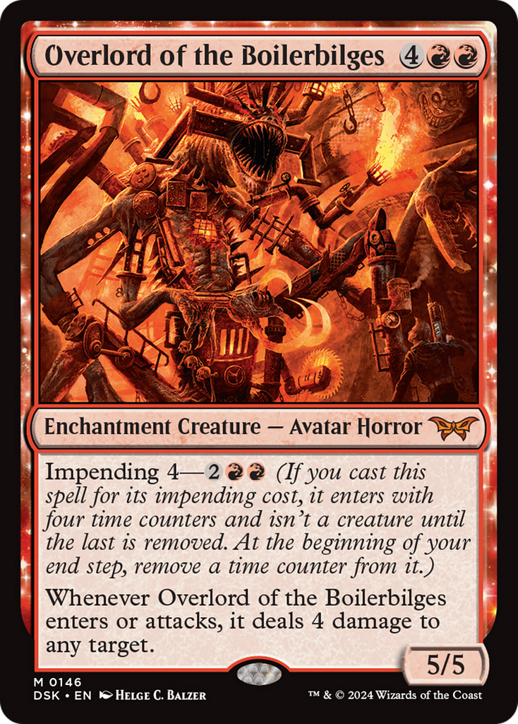 Magic: The Gathering - Overlord of the Boilerbilges - Duskmourn: House of Horror