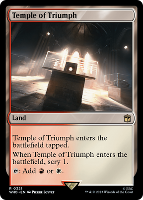 Magic: The Gathering - Temple of Triumph - Doctor Who