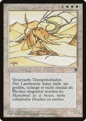 Magic: The Gathering - Urzeitlicher Landwurm - Renaissance