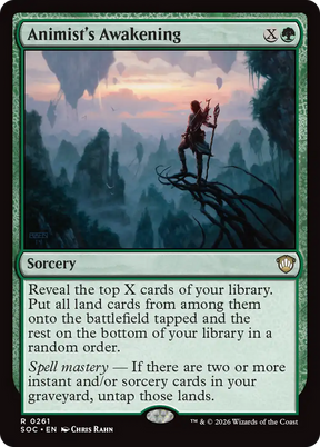 Magic: The Gathering - Animist's Awakening - Secrets of Strixhaven Commander