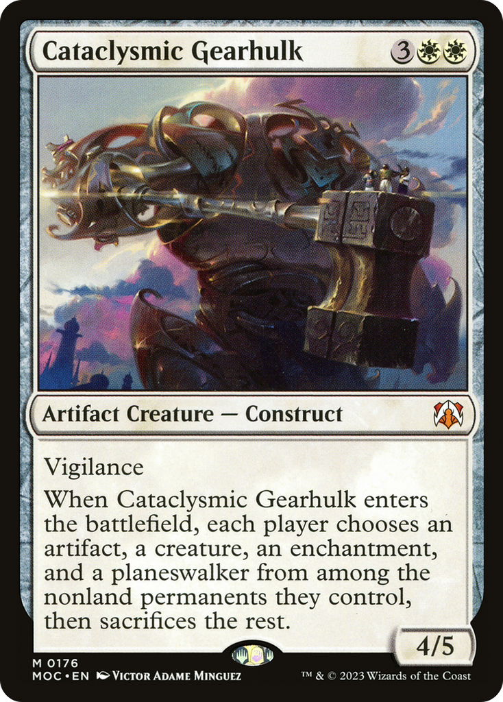 Magic: The Gathering - Cataclysmic Gearhulk - March of the Machine Commander