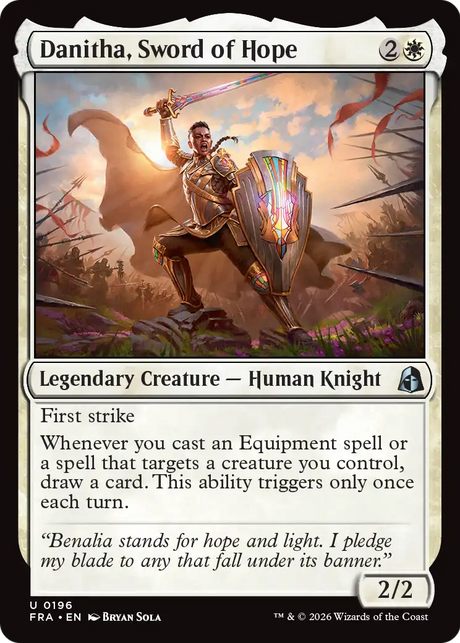 Magic: The Gathering - Danitha, Sword of Hope - Reality Fracture