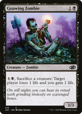 Magic: The Gathering - Gnawing Zombie - Jumpstart 2022