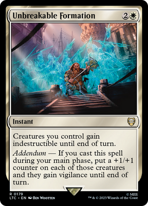 Magic: The Gathering - Unbreakable Formation - Tales of Middle-earth Commander