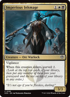 Magic: The Gathering - Imperious Inkmage - Secrets of Strixhaven