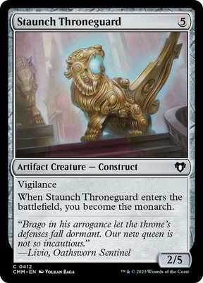 Magic: The Gathering - Staunch Throneguard - Commander Masters