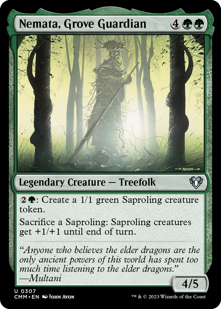 Magic: The Gathering - Nemata, Grove Guardian Foil - Commander Masters
