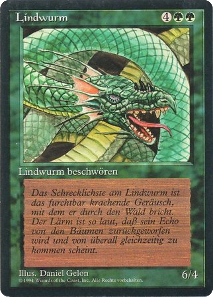 Magic: The Gathering - Tatzelwurm - Foreign Black Border