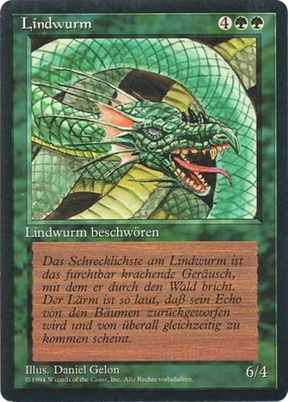 Magic: The Gathering - Tatzelwurm - Foreign Black Border