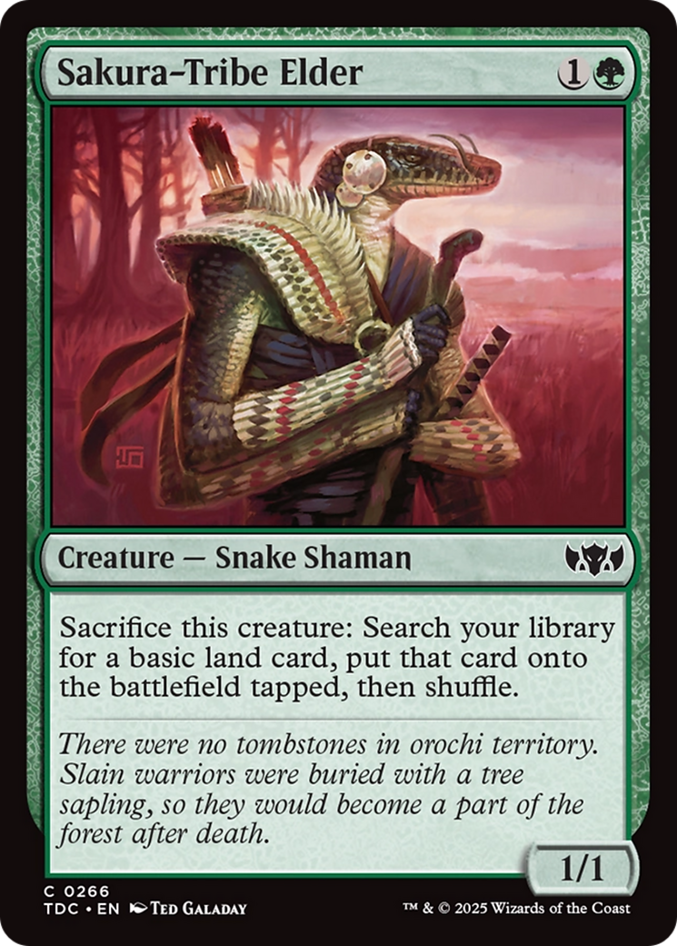 Magic: The Gathering - Sakura-Tribe Elder - Tarkir: Dragonstorm Commander