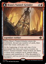Magic: The Gathering - Brass's Tunnel-Grinder // Tecutlan, the Searing Rift Foil - The Lost Caverns of Ixalan