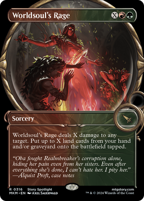 Magic: The Gathering - Worldsoul's Rage Foil - Murders at Karlov Manor