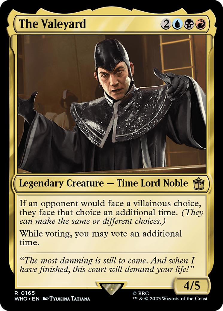 Magic: The Gathering - The Valeyard - Doctor Who