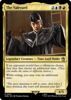 Magic: The Gathering - The Valeyard Foil - Doctor Who