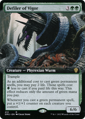 Magic: The Gathering - Defiler of Vigor Foil - Dominaria United