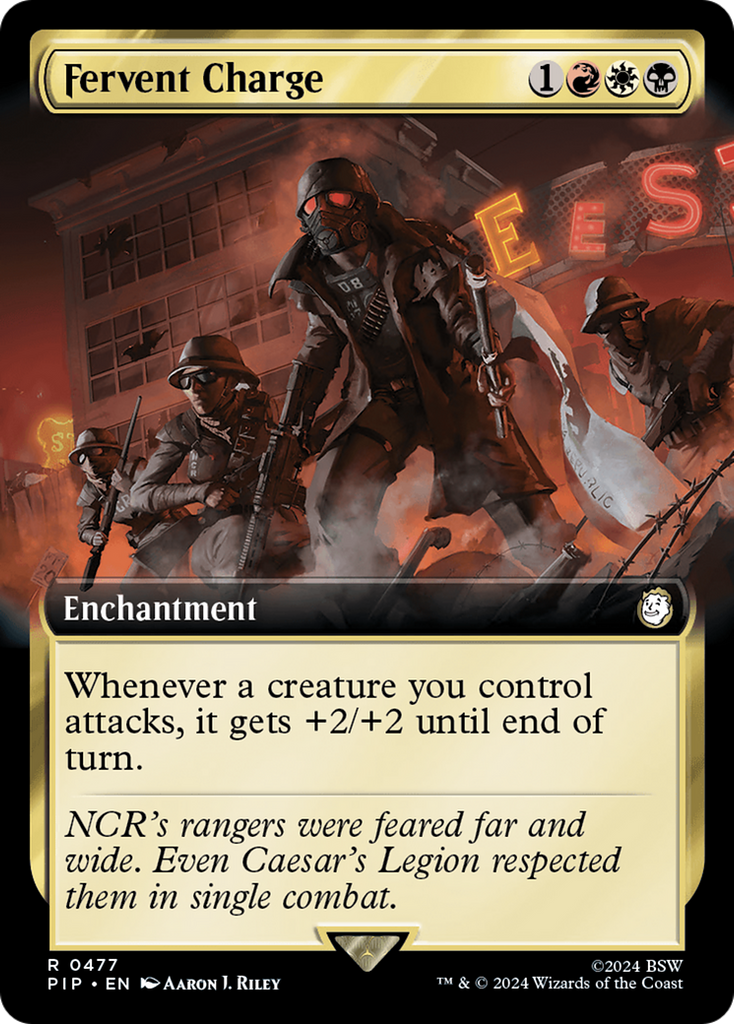 Magic: The Gathering - Fervent Charge Foil - Fallout