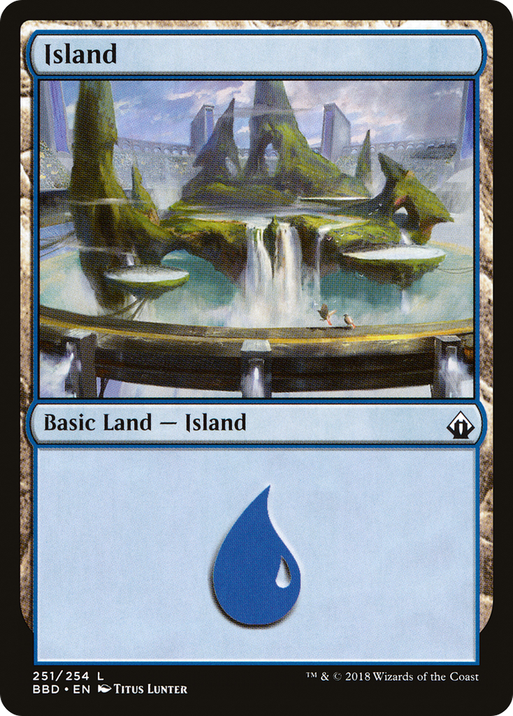 Magic: The Gathering - Island #251 Foil - Battlebond