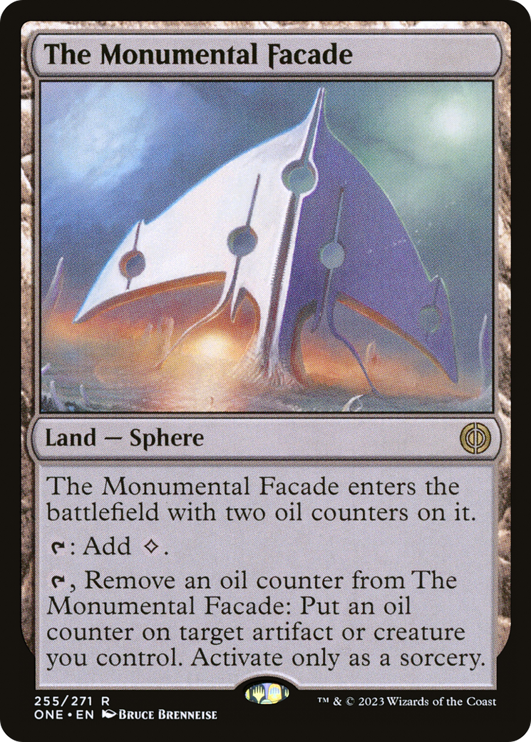 Magic: The Gathering - The Monumental Facade Foil - Phyrexia: All Will Be One