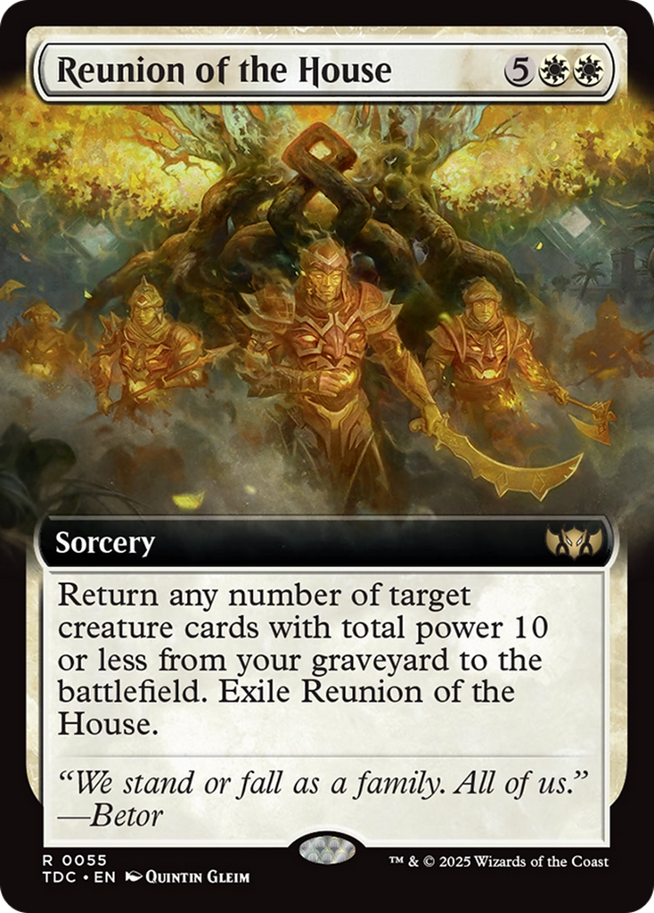 Magic: The Gathering - Reunion of the House - Tarkir: Dragonstorm Commander