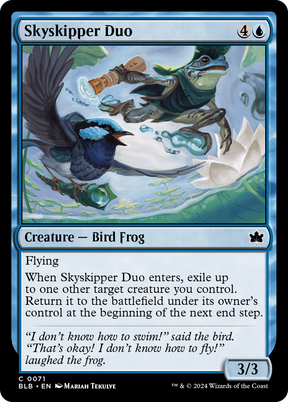 Magic: The Gathering - Skyskipper Duo Foil - Bloomburrow