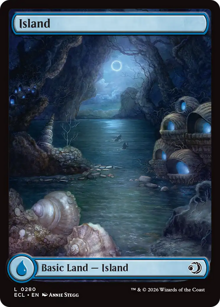 Magic: The Gathering - Island #280 Foil - Lorwyn Eclipsed