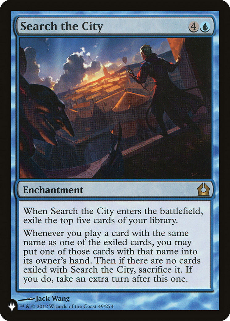 Magic: The Gathering - Search the City - The List