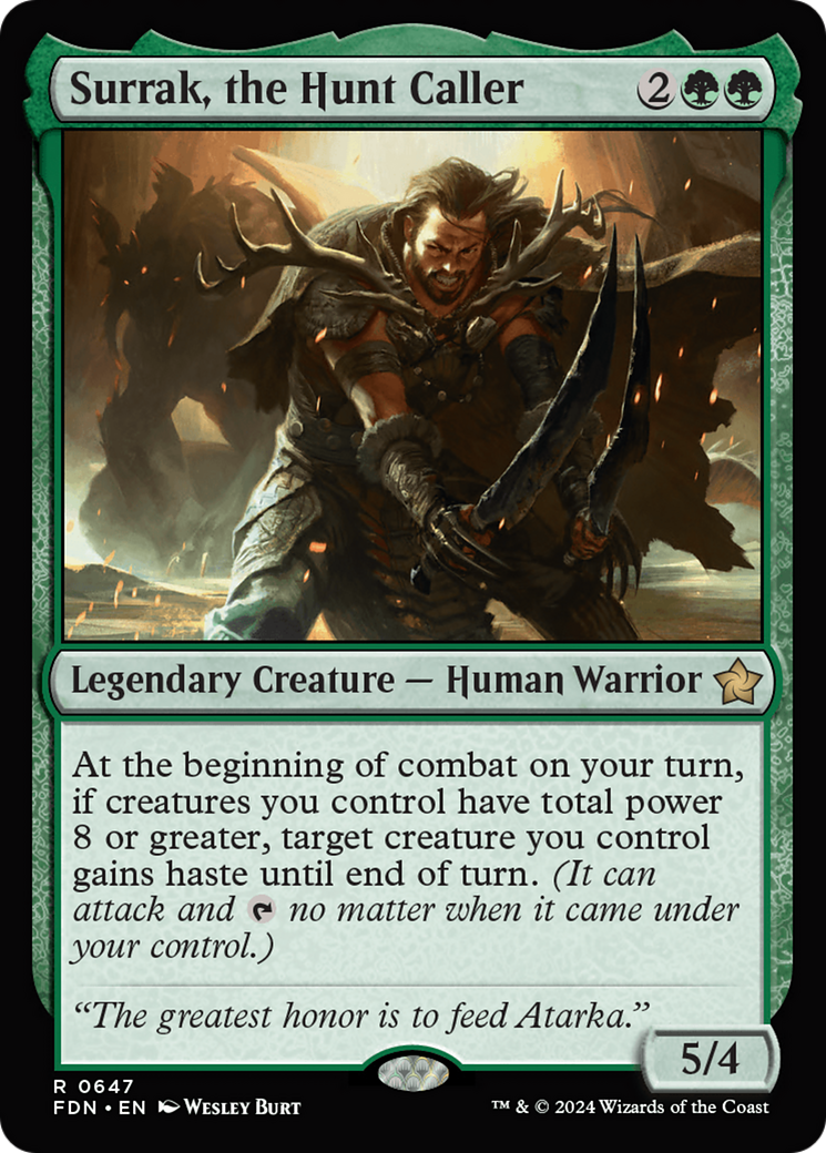 Magic: The Gathering - Surrak, the Hunt Caller - Foundations
