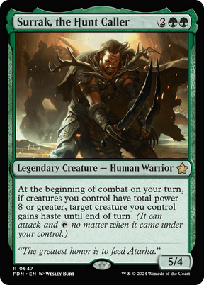 Magic: The Gathering - Surrak, the Hunt Caller - Foundations