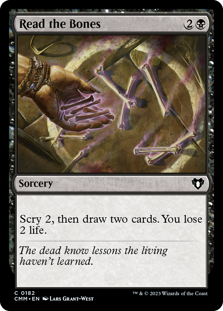 Magic: The Gathering - Read the Bones - Commander Masters
