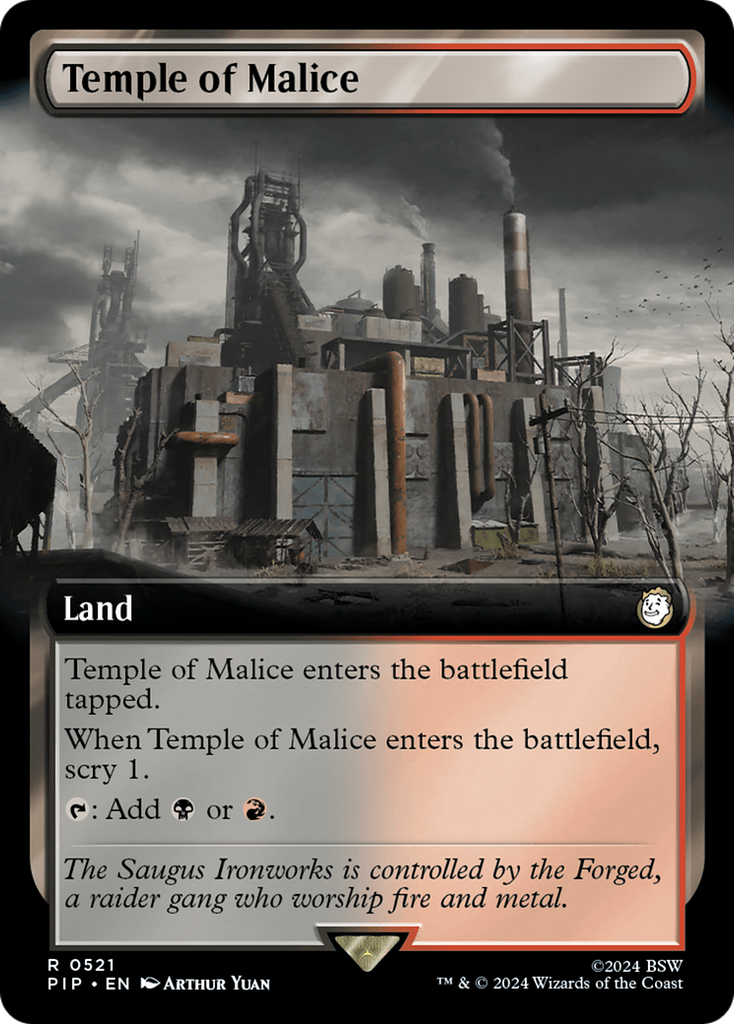 Magic: The Gathering - Temple of Malice Foil - Fallout