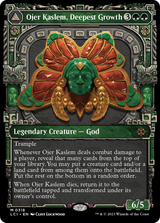 Magic: The Gathering - Ojer Kaslem, Deepest Growth // Temple of Cultivation Foil - The Lost Caverns of Ixalan