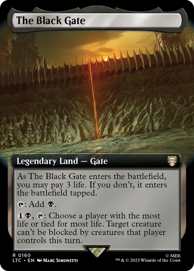 Magic: The Gathering - The Black Gate - Tales of Middle-earth Commander